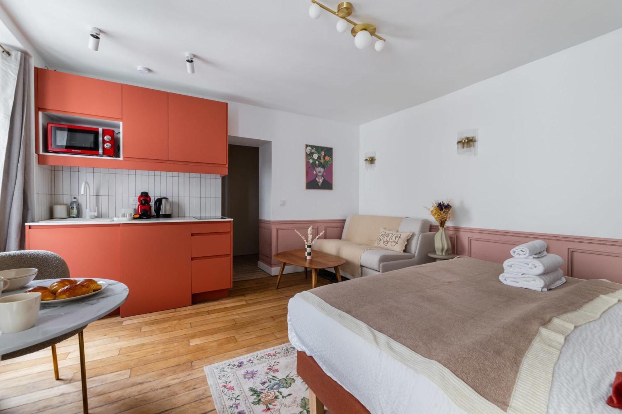 Grand Studio Refait A Neuf Paris 16 - 4P - Flat-Guest المظهر الخارجي الصورة